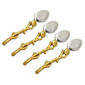 Golden Vine Collection Elegance Set of 4 Spoons